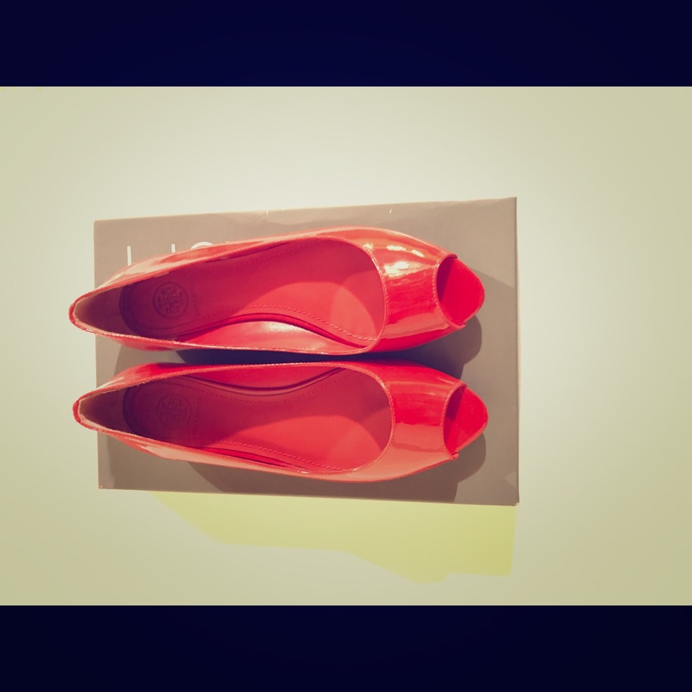 Tory burch red flats
